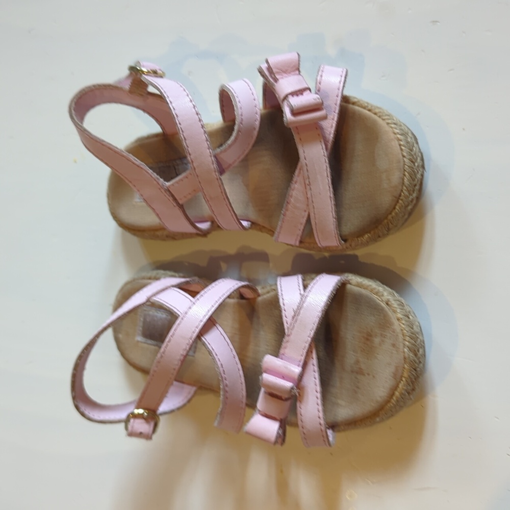 Janie and Jack Toddler Pink Sandals 7